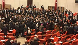 درگیری در مجلس ترکیه
